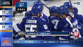 Nikita Kucherov’s goal, assist help Tampa Bay Lightning beat Florida Panthers 5-2