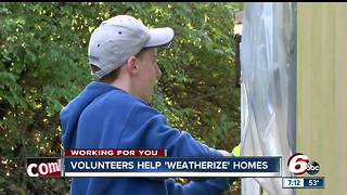 Students help Anderson homeowners prepare for winter