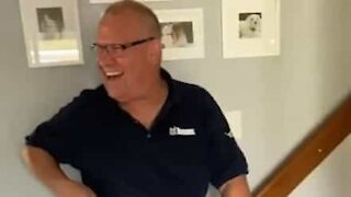 Dad is pranked in hilarious way