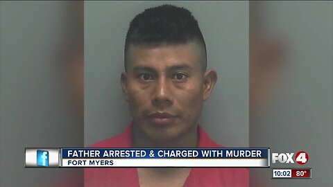 Father arrested, charged with murder