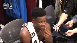 Deandre Ayton happy for fans after win - ABC15 Sports