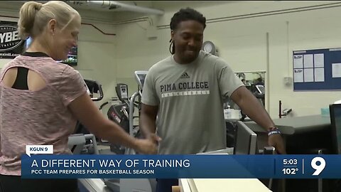 PCC Assistant Basketball Coach trains his athletes differently