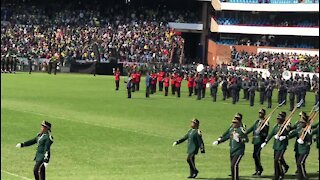 SOUTH AFRICA - Pretoria - Presidential Inauguration - SANDF marching onto field (video) (S4E)