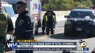 Possible road rage ends in fatal Chula Vista stabbing