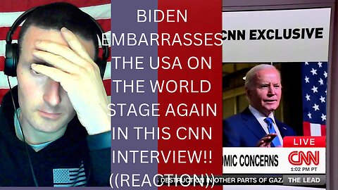JOE BIDEN EMBARRASSES HIMSELF IN FRONT OF THE WORLD AGAIN DURING CNN INTERVIEW | ((MY REACTION))