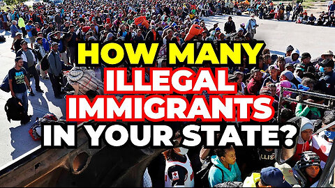 The Number of Illegal Immigrants in Every State in America. The Shocking Cost. 2-16-2024