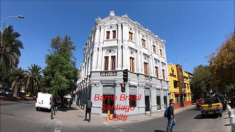 Barrio Brasil in Santiago Chile