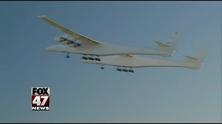 The world's largest plane just flew for the first time