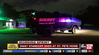Barricaded man found dead in St. Pete home after standoff