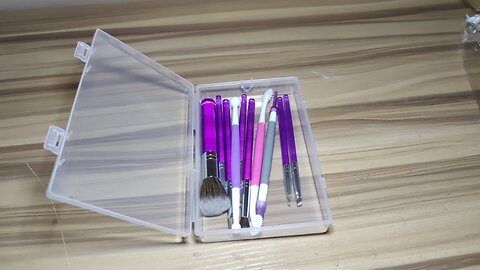 10 Pieces Cake Baking Brushes Set in Purple