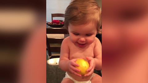 "Tot Boy Learns the Difference Between Lemons and Oranges"