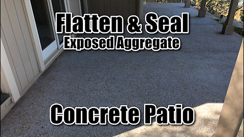 Smooth and Seal Exposed Aggregate Concrete
