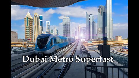 Dubai Metro hyperloop video, Dubai city view U.A.E Samsung A54 VIDEO TEST