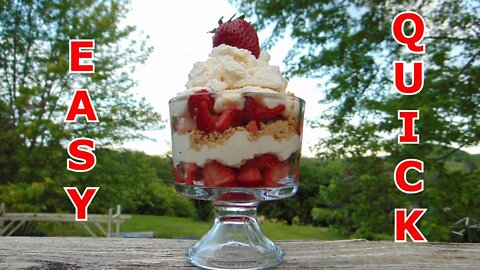 No Bake Strawberry Cheesecake Cups - Easy Dessert in Minutes - The Hillbilly Kitchen