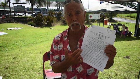 Gene Tamashiro introducing the Hawaii Emergency Injunction