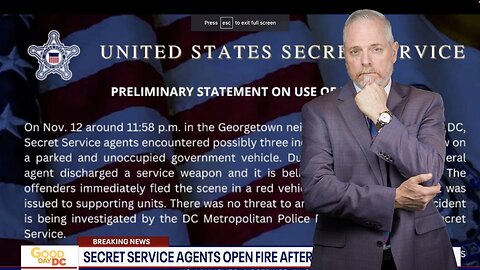 Secret Service Shoots for No Good Reason--And MISSES!
