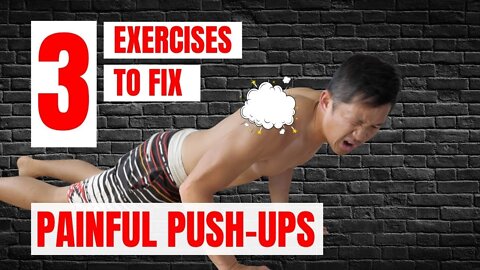 Fix Shoulder Pain from Push-Ups with 3 Exercises