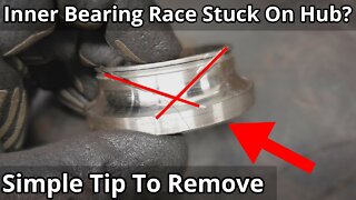 Inner Wheel Bearing Race Removal EASY With NO Special Tools!!