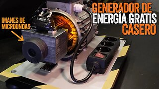 Nuevo Generador de Energía Libre con Piezas de Microondas - 10Kw