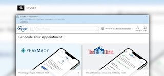 Kroger adds online scheduling tool for vaccine appointments