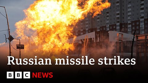 Russian missile strikes kill civilians in Ukrainian cities - BBC News I #Ukraine #Russia #BBCNews