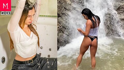 Wetlook - Wet t shirt and Wet Clothes Compilation #013