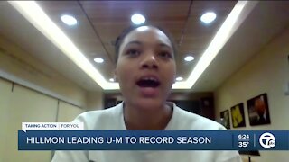 Hillmon leading Michigan to record season