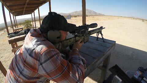 Out On The Range With The Rapid Reticle 5.56/7.62 scope.