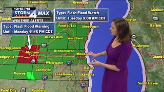 Flash Flood Watch continues overnight
