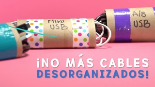 ¡No más cables desorganizados en casa!