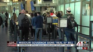 Missouri governor signs Real ID bill