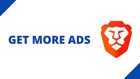 How to get more ads in the Brave browser (step by step)