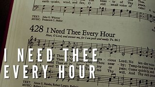 I NEED THEE EVERY HOUR / / Acoustic Cover by Derek Charles Johnson / / Music Video