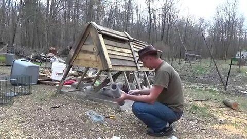 Reinforcing My Chicken Tractor To Make It Raccoon Proof