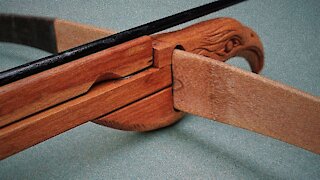 Eagle Crossbow Crafting and Carving - Special Activation Mechanism