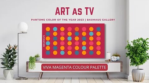 TV as Art | Get Inspired by the Pantone Viva Color Palette Interior Design: Slideshow Bauhaus Ideas