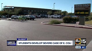 Gilbert students develop severe case of E. coli