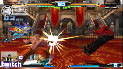 (PS2) KOF Maximum Impact 2 - 23 - Nightmare Geese - Lv Gamer - Geese your ALIVE!...*** Craps pants!