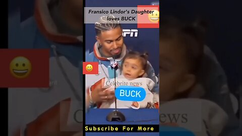 Francisco Lindor Daughter Loves Buck
