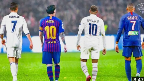 Neymar vs Cristiano Ronaldo vs Messi vs Mbappe ● Top 10 Skills | HD
