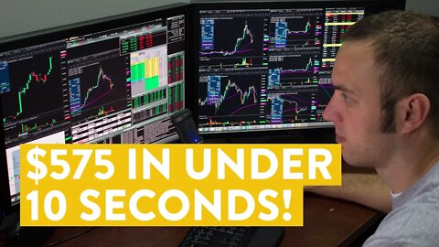 [LIVE] Day Trading | I Made $575 in Under 10 Seconds!