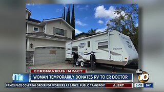 La Mesa woman temporarily donates her RV to a local ER doctor