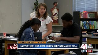 Harvesters' Kids Cafe helps keep stomachs full