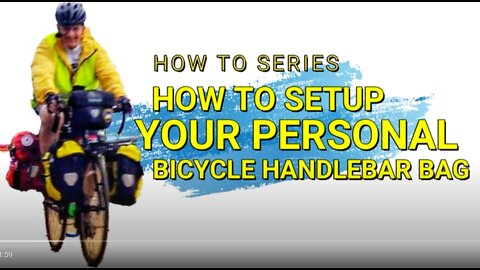 HOW TO SETUP YOUR BICYCLE HANDLEBAR BAG