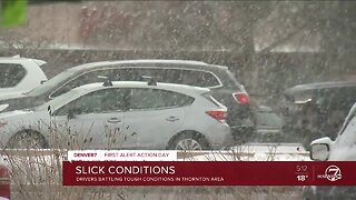 Slick conditions: Drivers battling tough conditions in northern Colorado