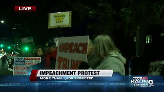 Hundreds gather downtown for impeachment protest