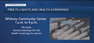 Free flu shots and health screenings