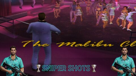 Grand Theft Auto: Vice City Sniper Shots In The Malibu Club|Sniper Kills In Gta Vice City Gameplay|