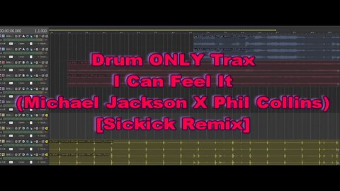 Drums ONLY Trax - I Can Feel It (Michael Jackson x Phil Collins) [Sickick Remix]