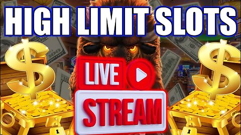 🔴LIVE: Clickfather Gambles $35,000 In Las Vegas: High Limit Slot Play on Huff N more Puff